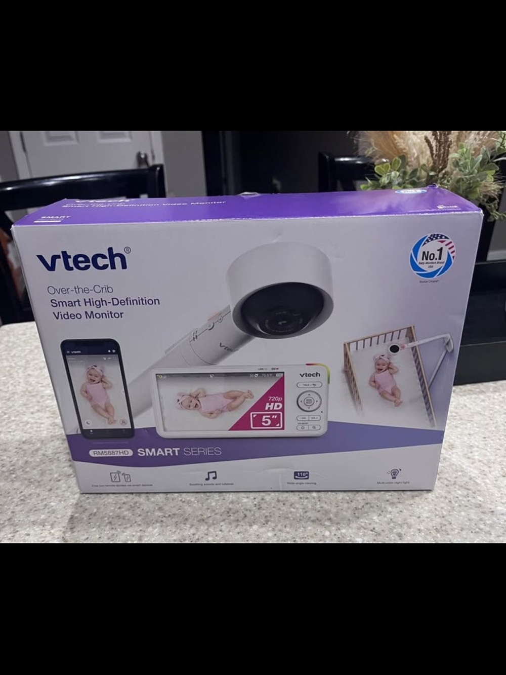 Vtech Over The Crib Smart HD Video Monitor